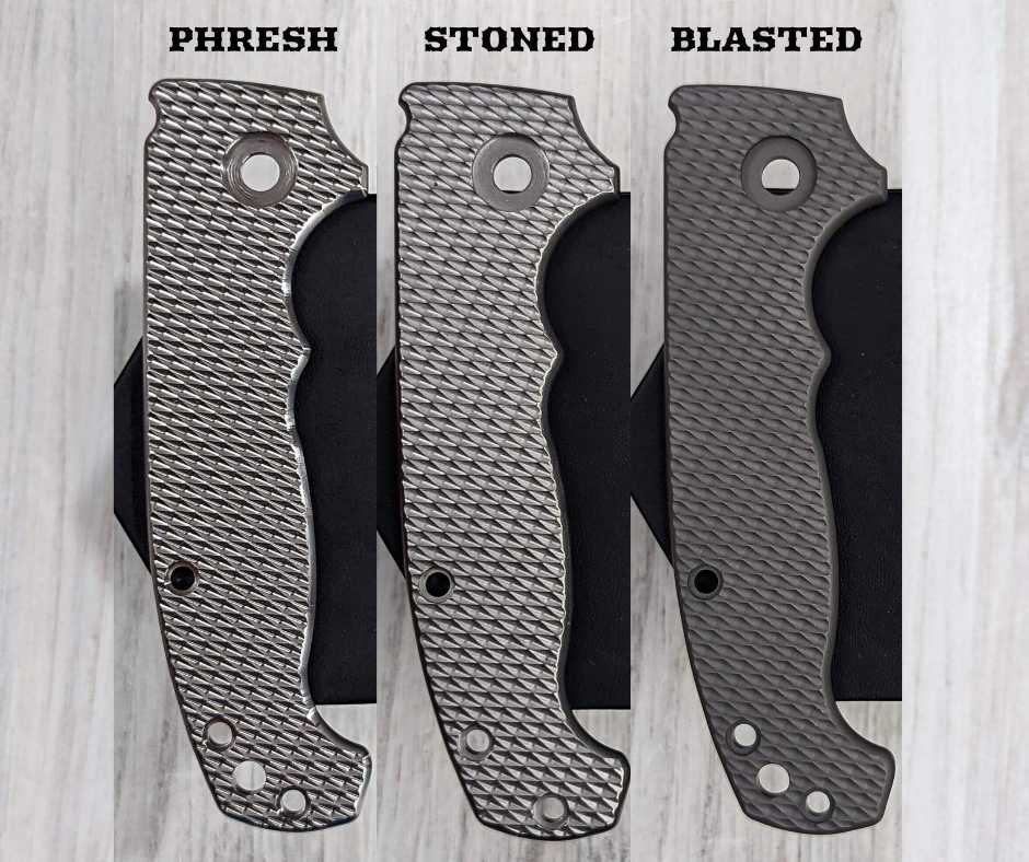 STOCKY GOAT - Drift - LINERLESS Titanium Scales (Compatible w/ Cold Steel AD-10 & AD-10 Lite) - Image 5