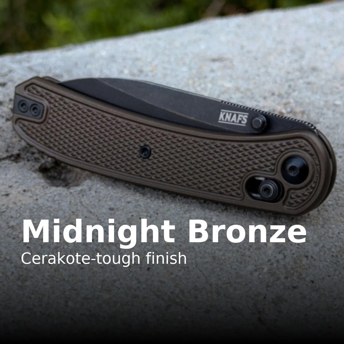 Gunstock - Knafs Co. Lander 2 Aluminum Scales (Midnight Bronze / Tungsten Cerakote) - Image 2