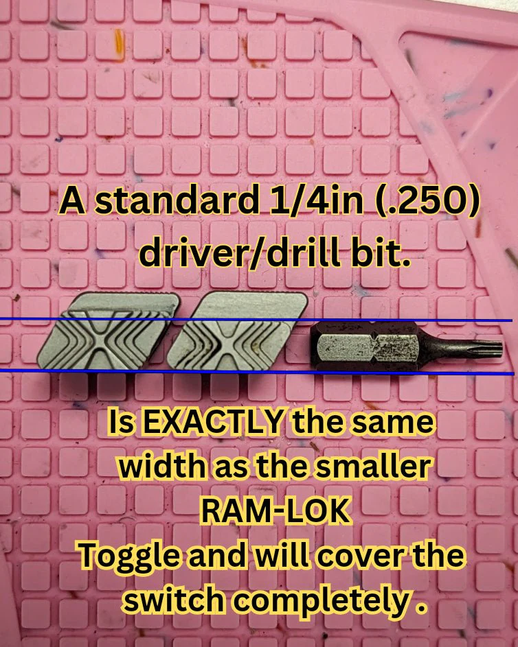 STOCKY GOAT - V2 - MM1 - Titanium Scales / Lightweight (Compatible with Microtech Standard Issue (MSI)) - Image 3