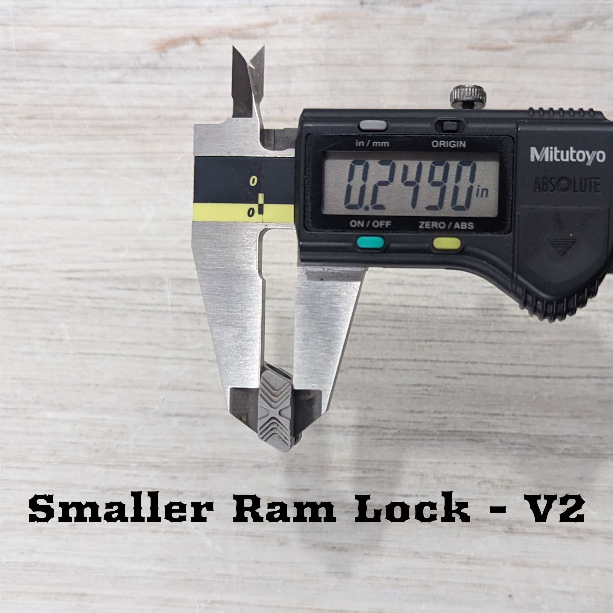 STOCKY GOAT - V2 - MM1 - Aluminum Scales / Stoned & Ceramic Coated (Compatible with Microtech Standard Issue (MSI)) - Image 2