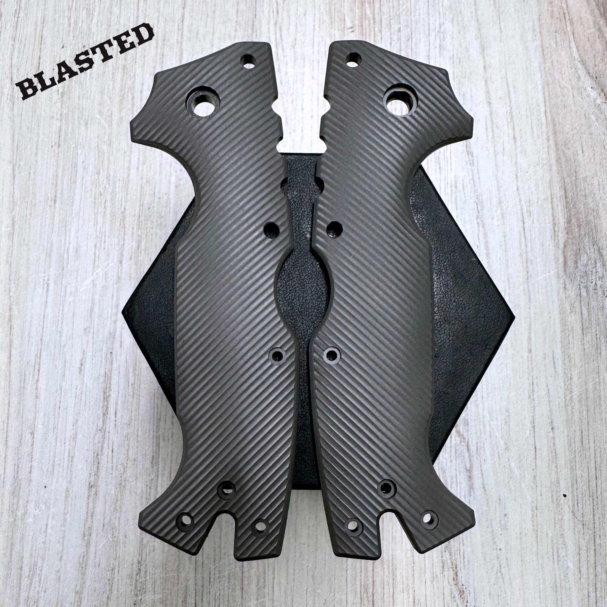 STOCKY GOAT - MM2 - LINERLESS Titanium Scales (Compatible w/ Cold Steel AD-10 & AD-10 Lite) - Image 3