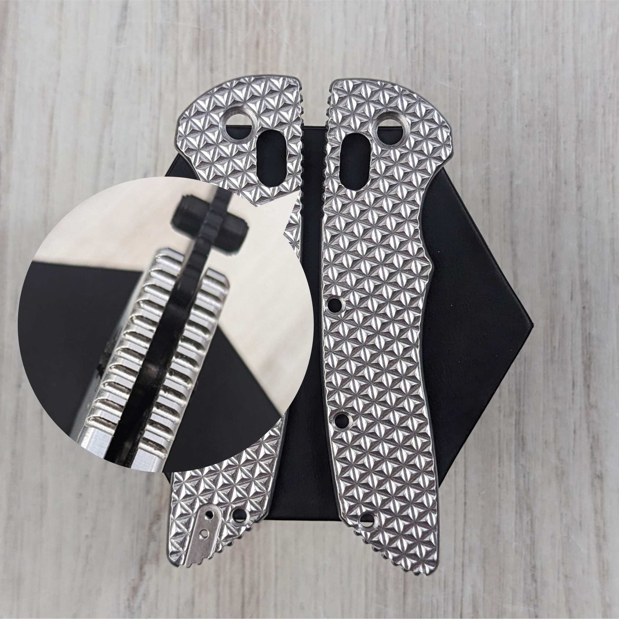 STOCKY GOAT - Sharktooth - Aluminum Scales (Compatible with Hogue Deka v2) - Image 6