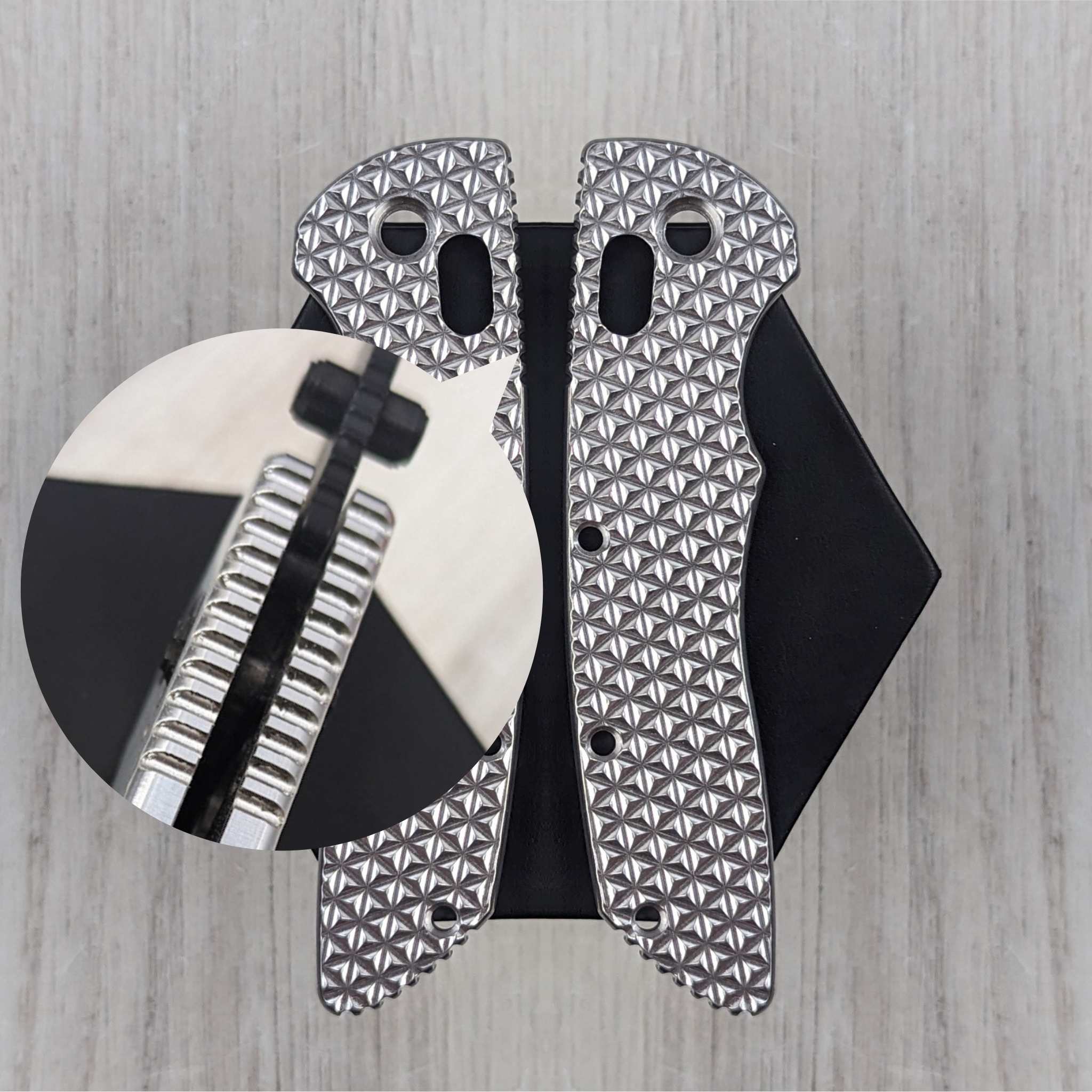 STOCKY GOAT - Sharktooth - Aluminum Scales (Compatible with Hogue Deka v2) - Image 7