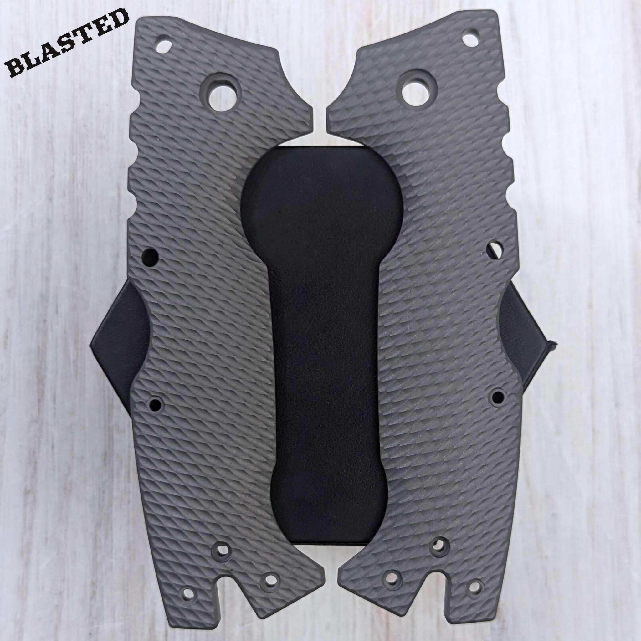 STOCKY GOAT - OG1 - LINERLESS Titanium Scales (Compatible w/ Cold Steel AD-10 & AD-10 Lite) - Image 3