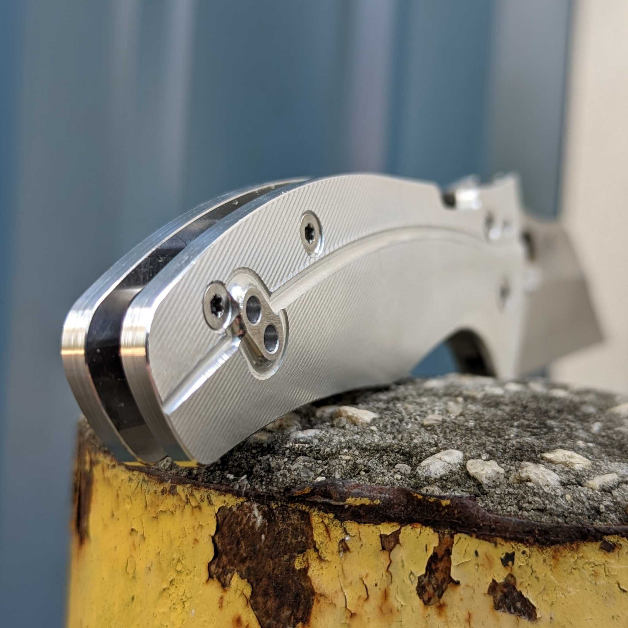 WELL ROUNDED - Custom Ceramic Coated Aluminum Scales (Compatible with Spyderco YoJimbo 2) - Image 4