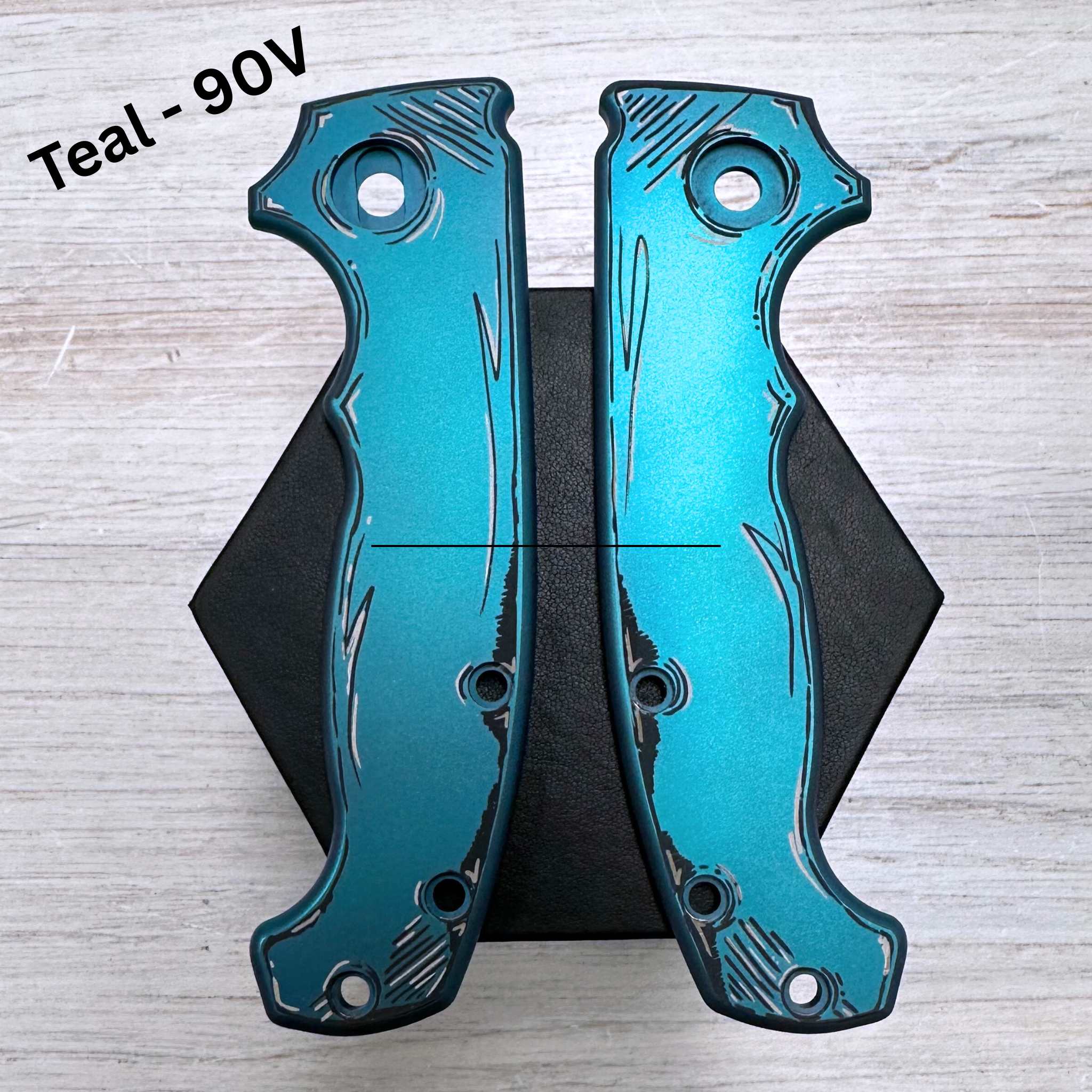 WOK'd Smooth Linerless Titanium Scales - WOK/EDCGH Exclusive Bundles (Compatible with Demko AD20 & AD20S) - Image 4